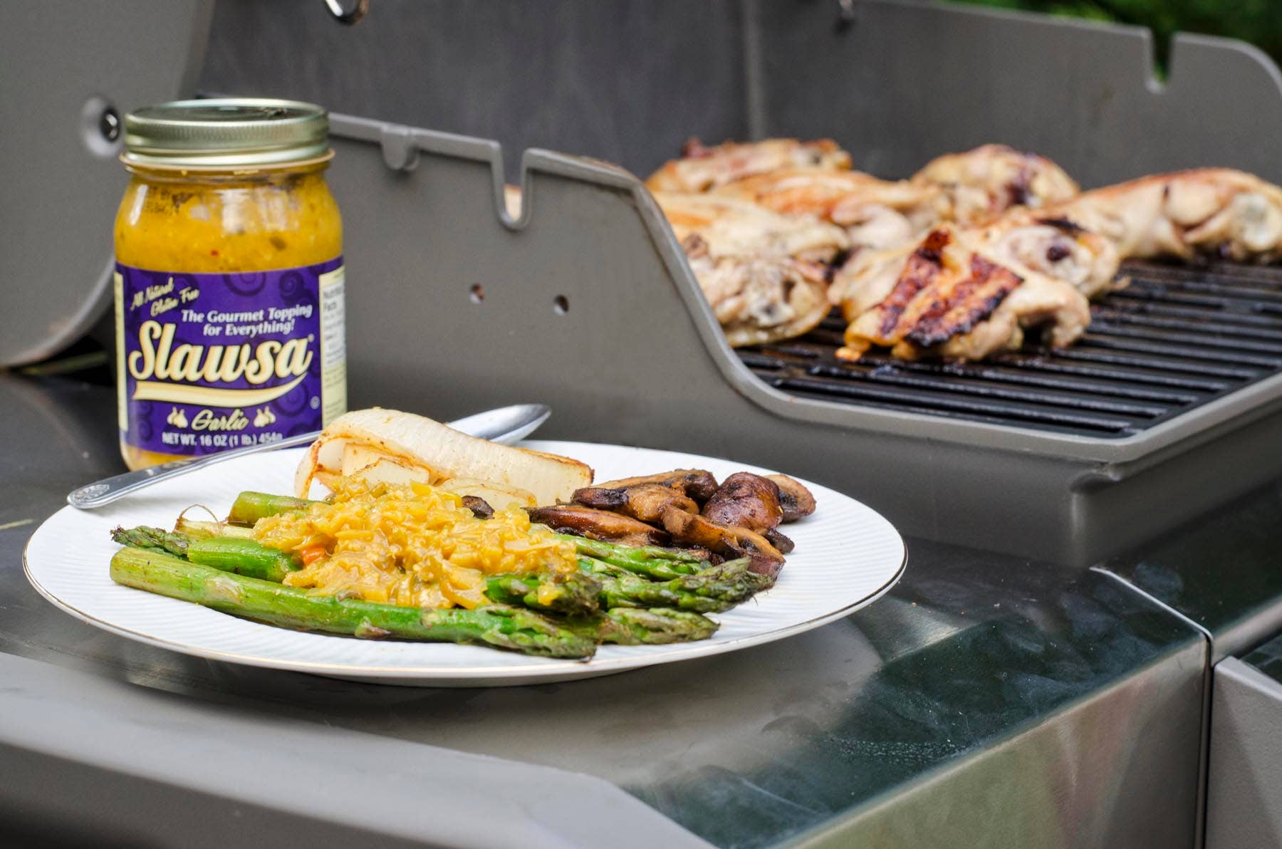 Slawsa - Wholesale Relish - Slawsa Garlic Gourmet Relish, 17.8 oz1