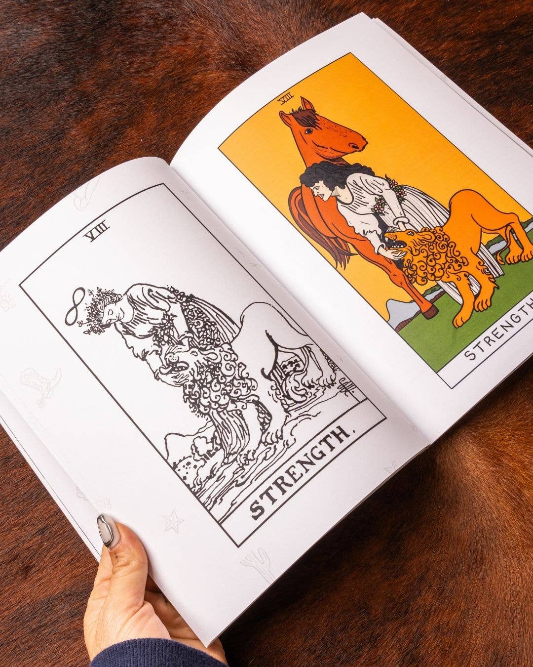 The Outlaw Oracle - Wholesale Tarot Cards - The Outlaw Oracle's Honky Tonk Tarot Colorin' Book - Rebel T2