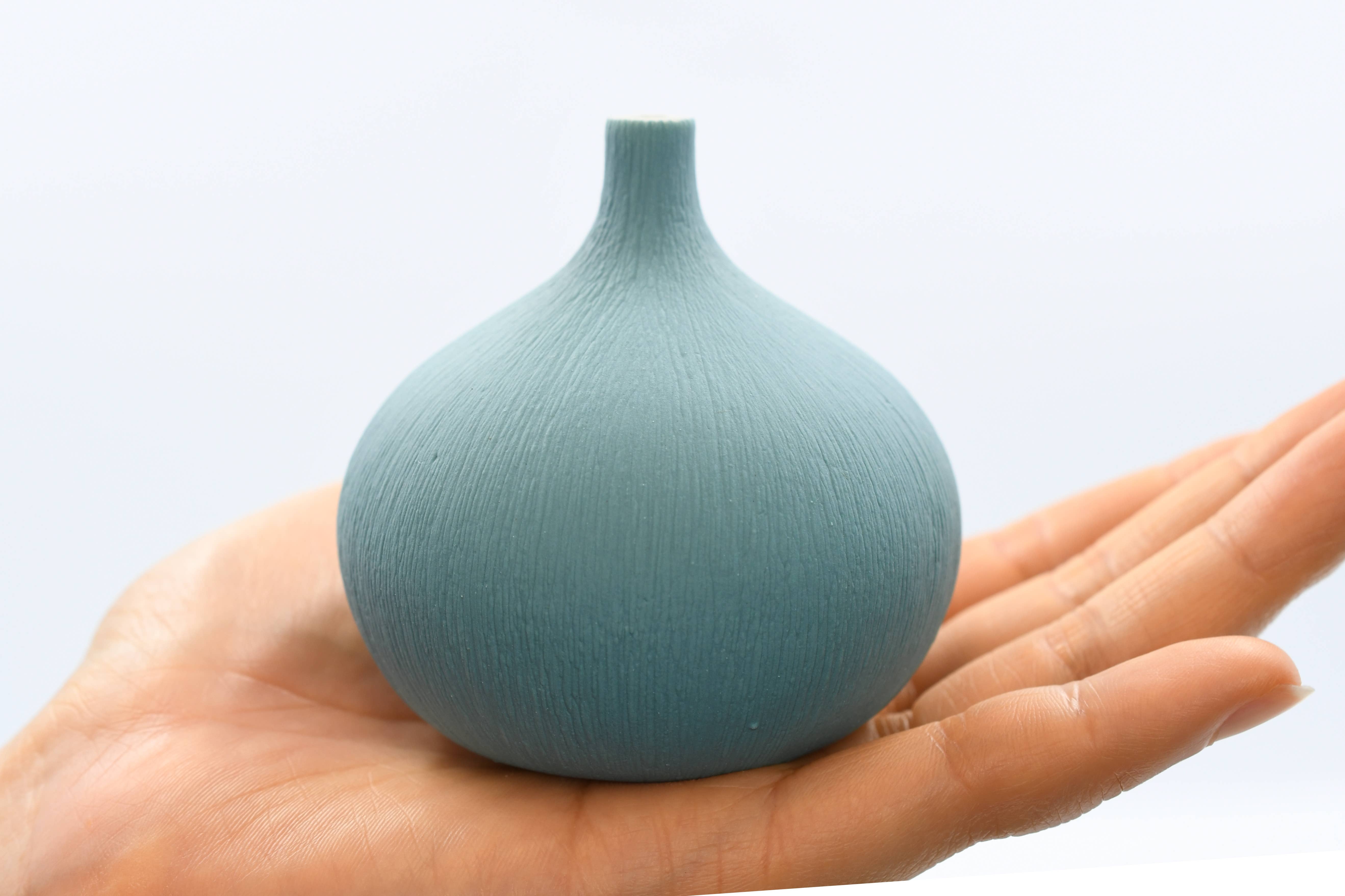 Art Floral Trading LLC - Venta al por mayor Floreros - 192SF20SKY CONGO TINY S-Jarrón de Porcelana Hecho a Mano3