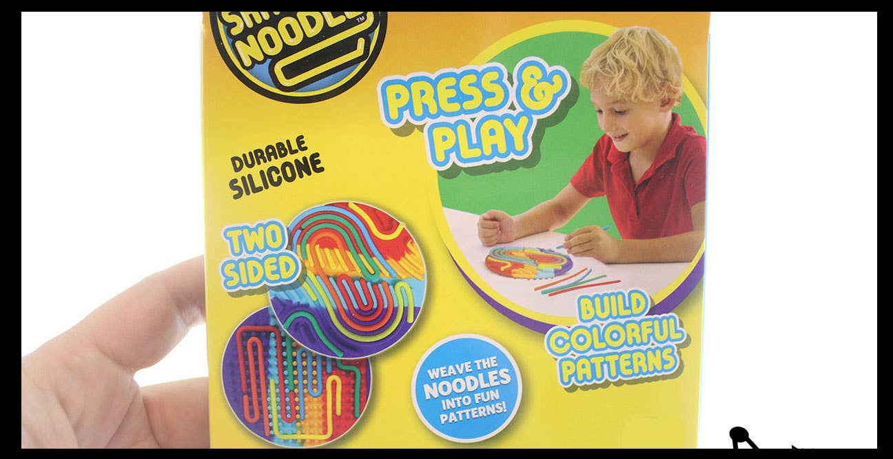 Curious Minds Toys - Wholesale Fidget Toy - Kids - 1 Noodle Board Fidget Circle Double Sided - Press and Peel N6