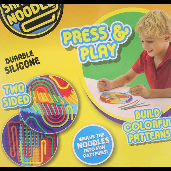 Curious Minds Toys - Wholesale Fidget Toy - Kids - 1 Noodle Board Fidget Circle Double Sided - Press and Peel N6