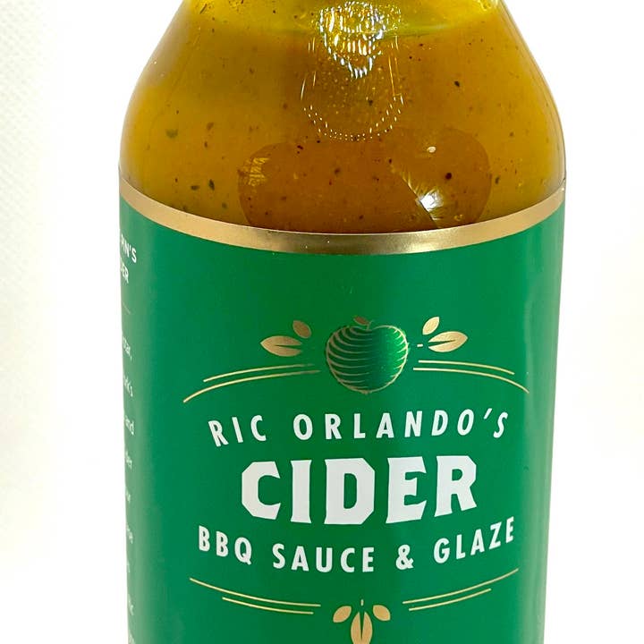 Ric Orlando's Pasta, Sauce, Hot Sauce and Seasonings - Wholesale BBQ Sauce - Gold BBQ Sauce, Ric Orlando/9 Pin Cider Partnership