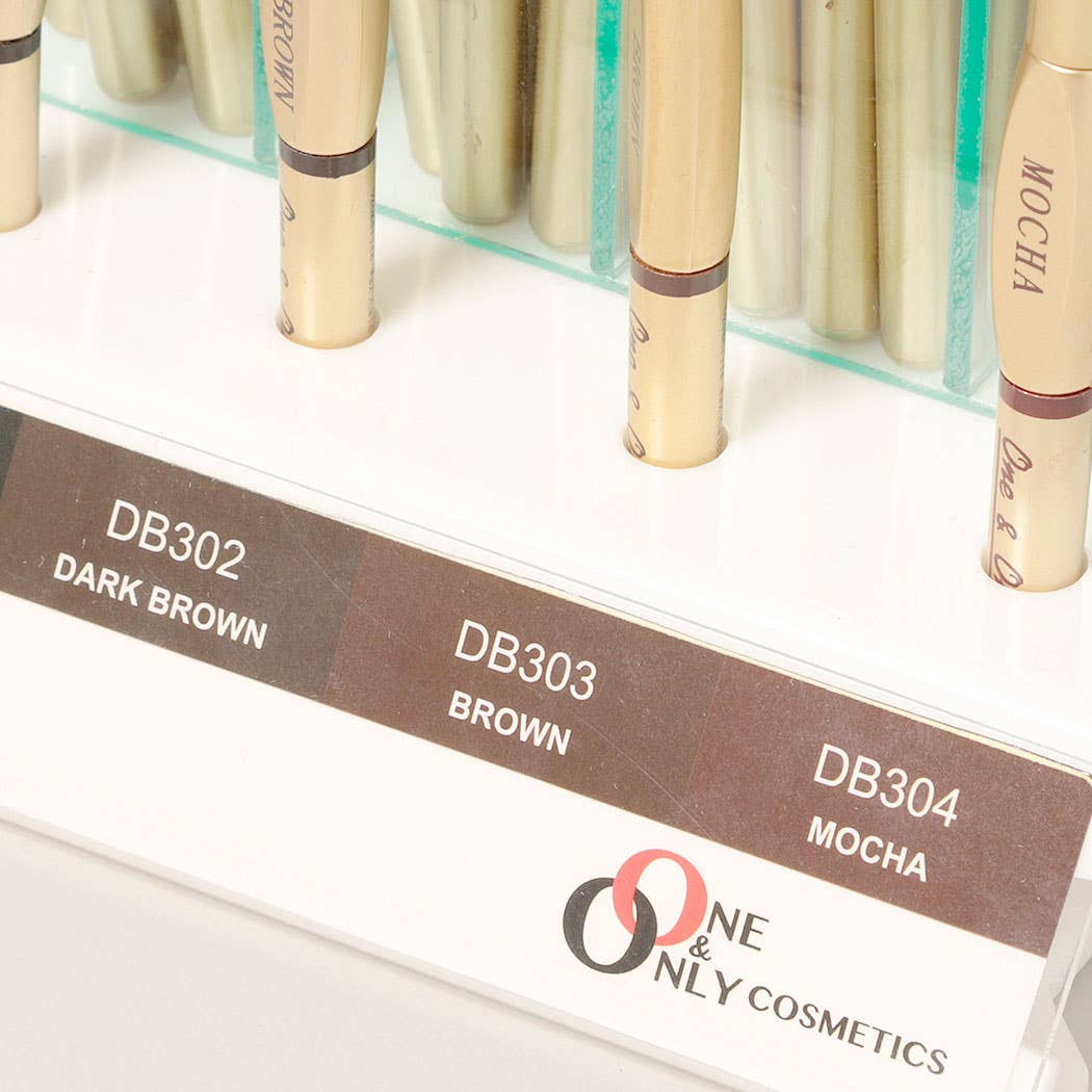 Fashion City - Wholesale Eyebrow Pencil/Filler - Waterproof Cosmetic Duo Eyebrow Pencil Brush2