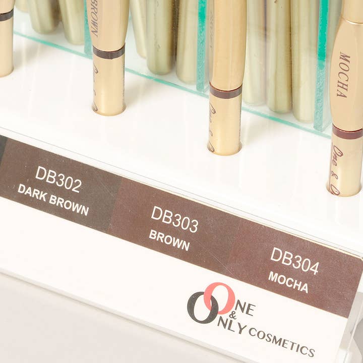 Fashion City - Wholesale Eyebrow Pencil/Filler - Waterproof Cosmetic Duo Eyebrow Pencil Brush2