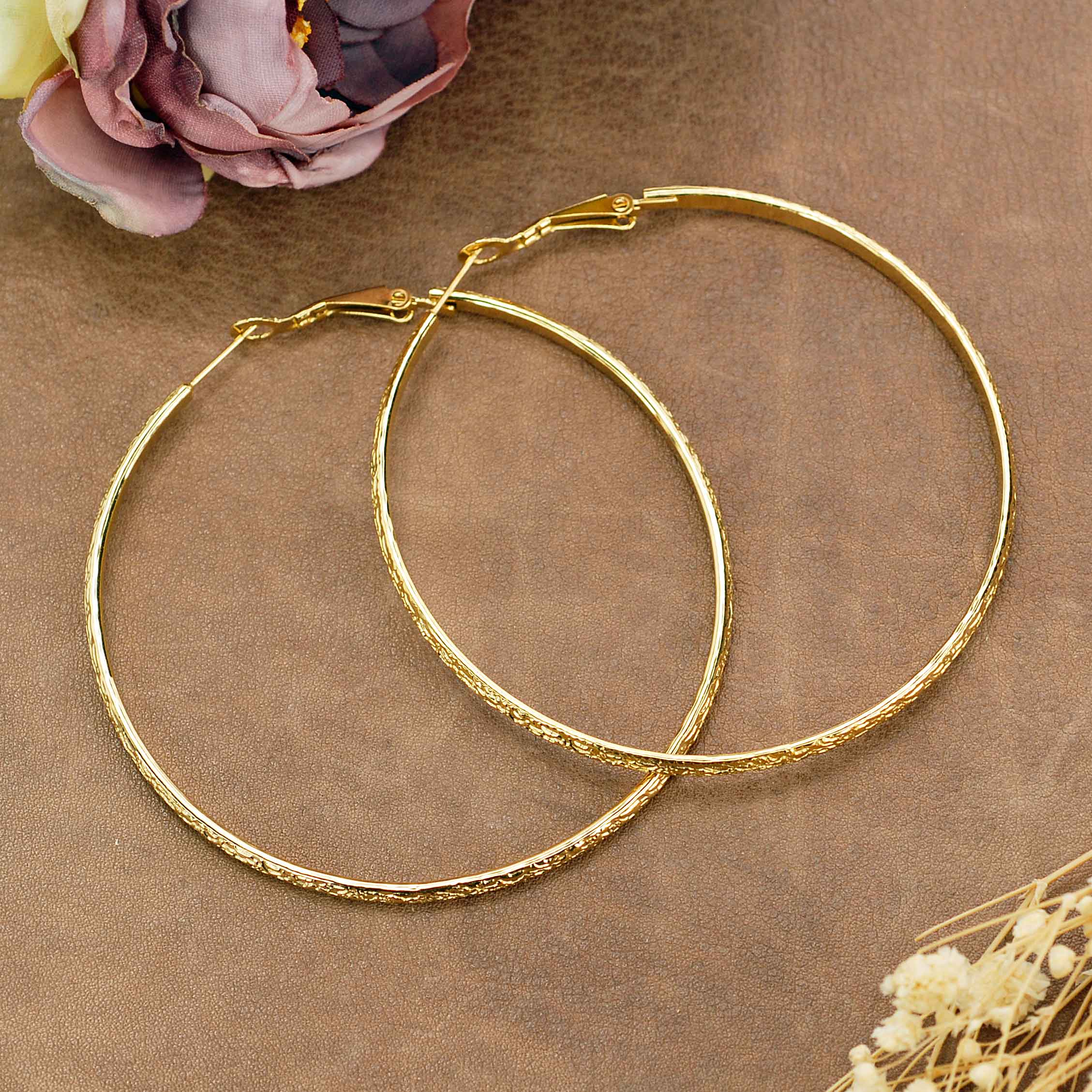 Merveilles du Monde - Wholesale Jewelry Set - Set of 16 pairs of stainless steel hoop earrings14