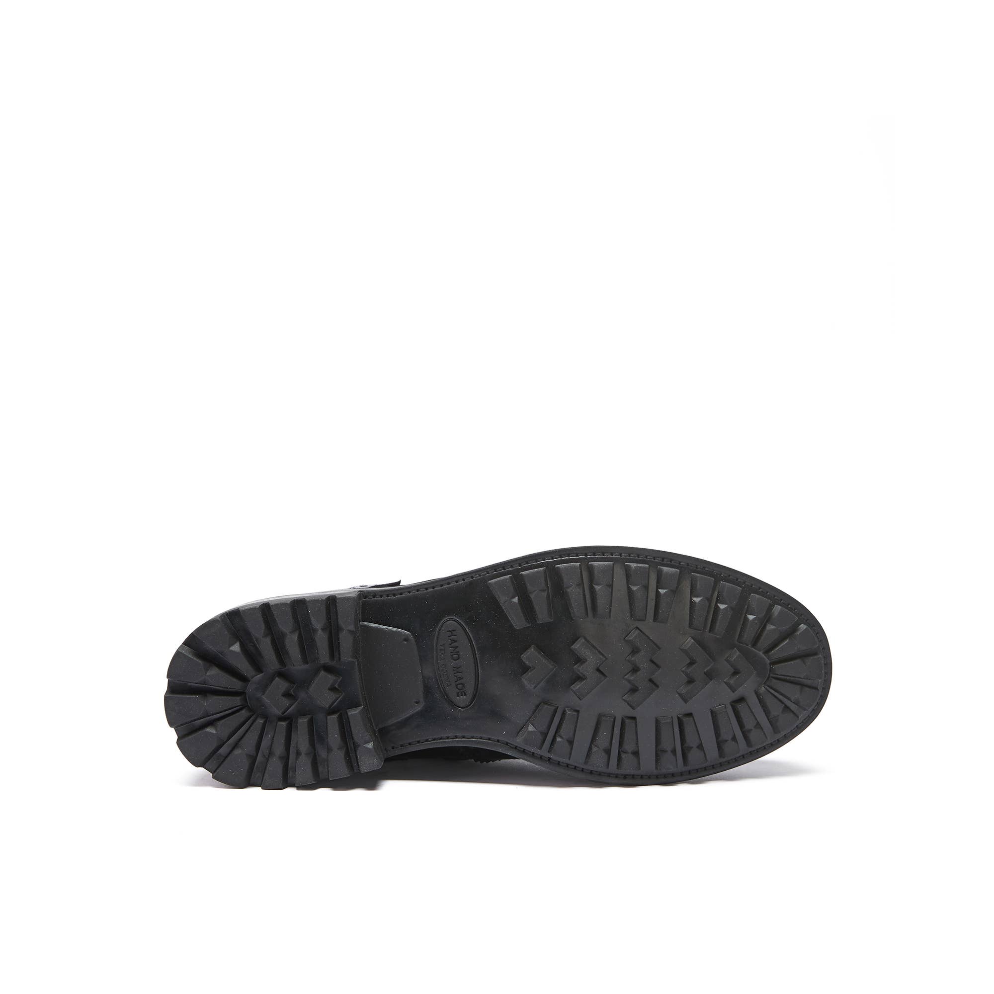 Frank Daniel - Wholesale Chelsea Boots - Men's - Black lace-up boot for men. Made in Italy. FD31513