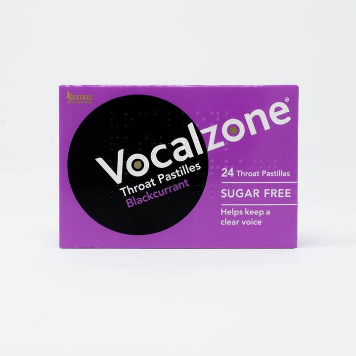 Vocalzone – wholesale Oralt tillskott/Vitamin – Vocalzone Halspastiller — Svarta vinbär Sockerfri1
