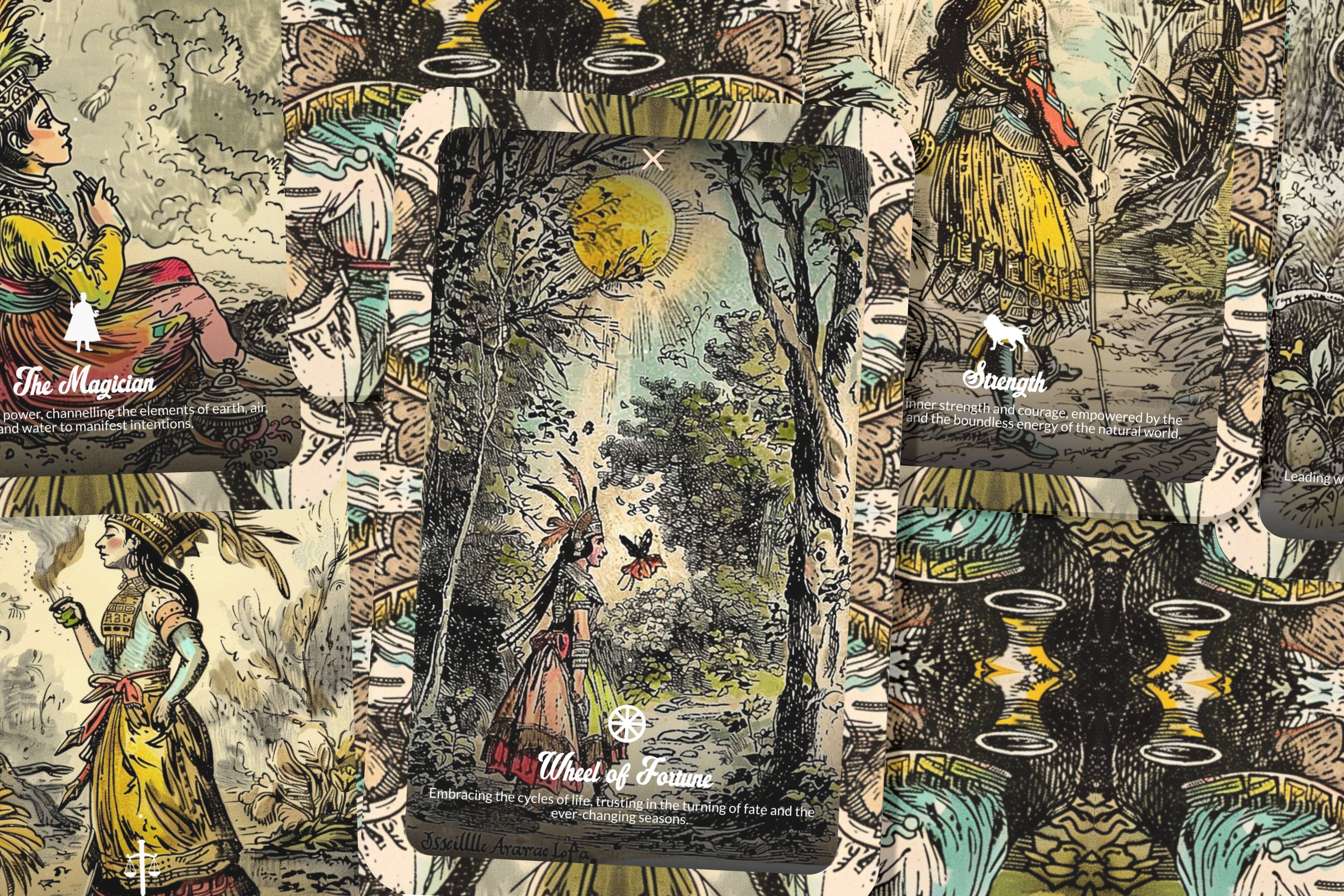 IBIZA TAROT - Vente Cartes de tarot - Tarot des Druides Anciens : Arcanes Majeurs - Sagesse Celtique7