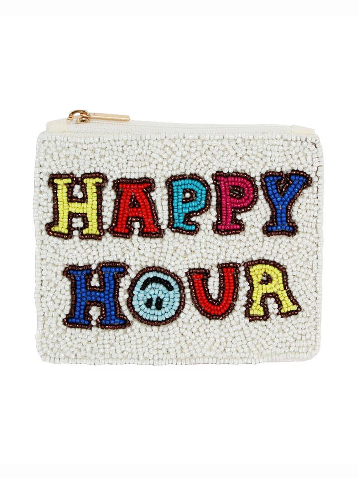 Happy Hour Beaded Pouch Bag for wholesale by Embellish Your Life