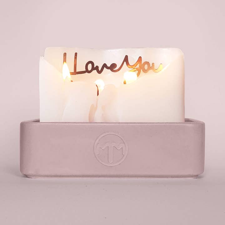 I Love You Hidden Message Candle for wholesale by Melting Messages