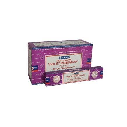 Crystal Magick Wholesale Ltd – wholesale Incense – Satya Violet Rosemary Incense Sticks0