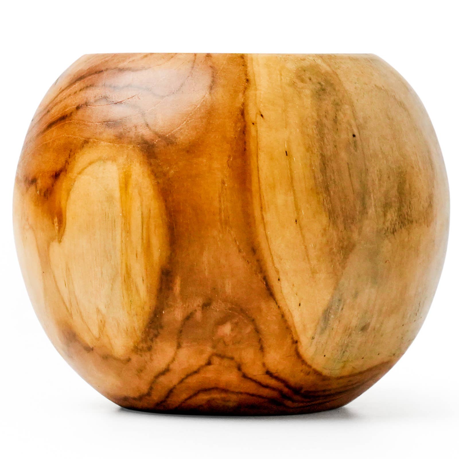 Rainforest Bowls - Wholesale Vaas - 5,5 inch bal teakhouten wortelvaas2