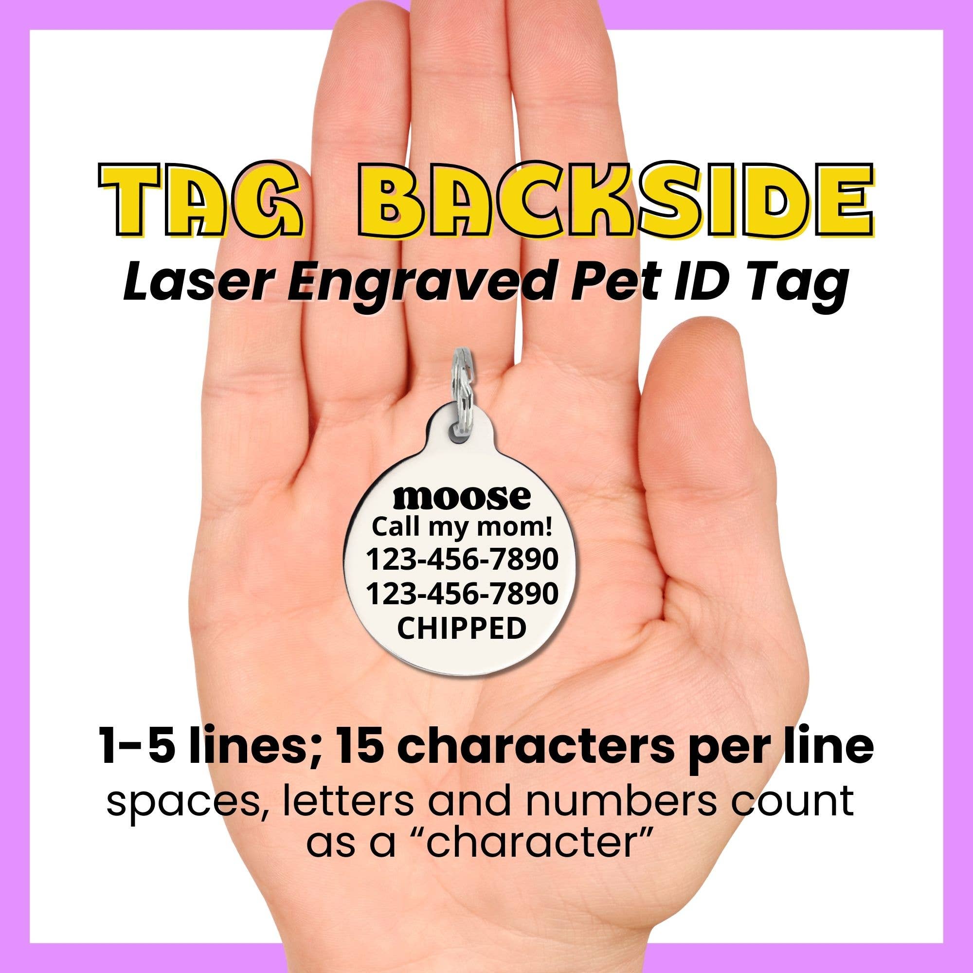 Bad Tags - Wholesale Pet Identification Tag - Dog - Dog ID Tag with Personalized QR Code - Miss Sassy Pants3