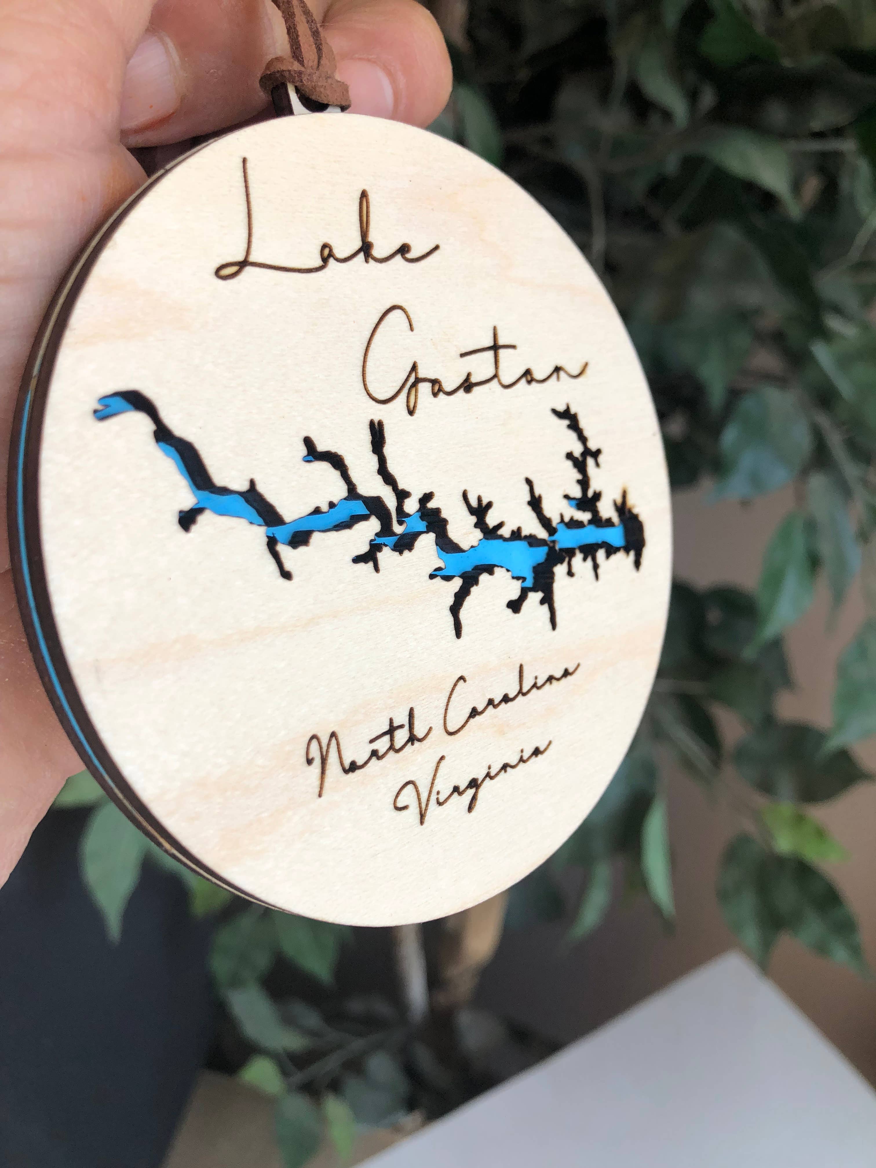 Rag Crazy Creates - Wholesale Ornament - Custom 3D Maple Lake Ornament - US Lakes3