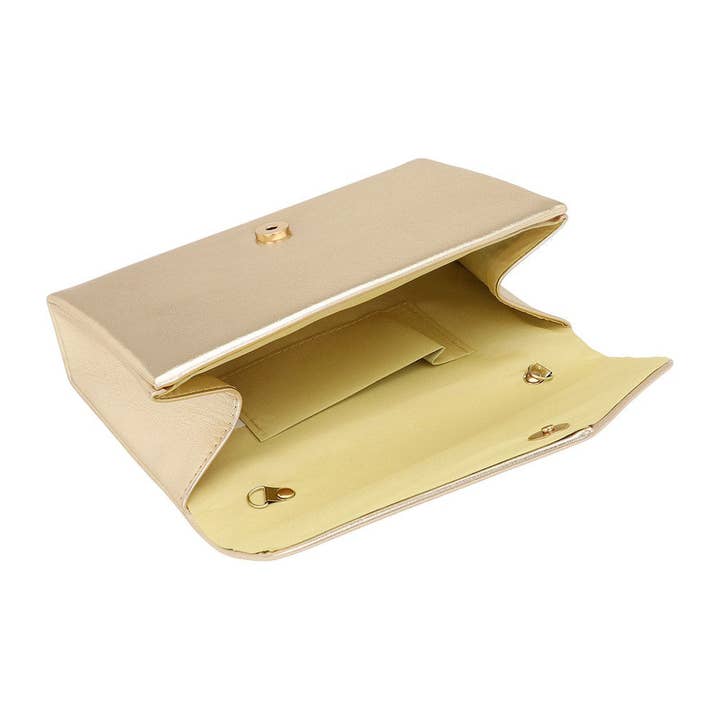 Pearl and Rox - Wholesale Clutch - Dames - Schoudertas met metalen enveloppe, avondtasje8