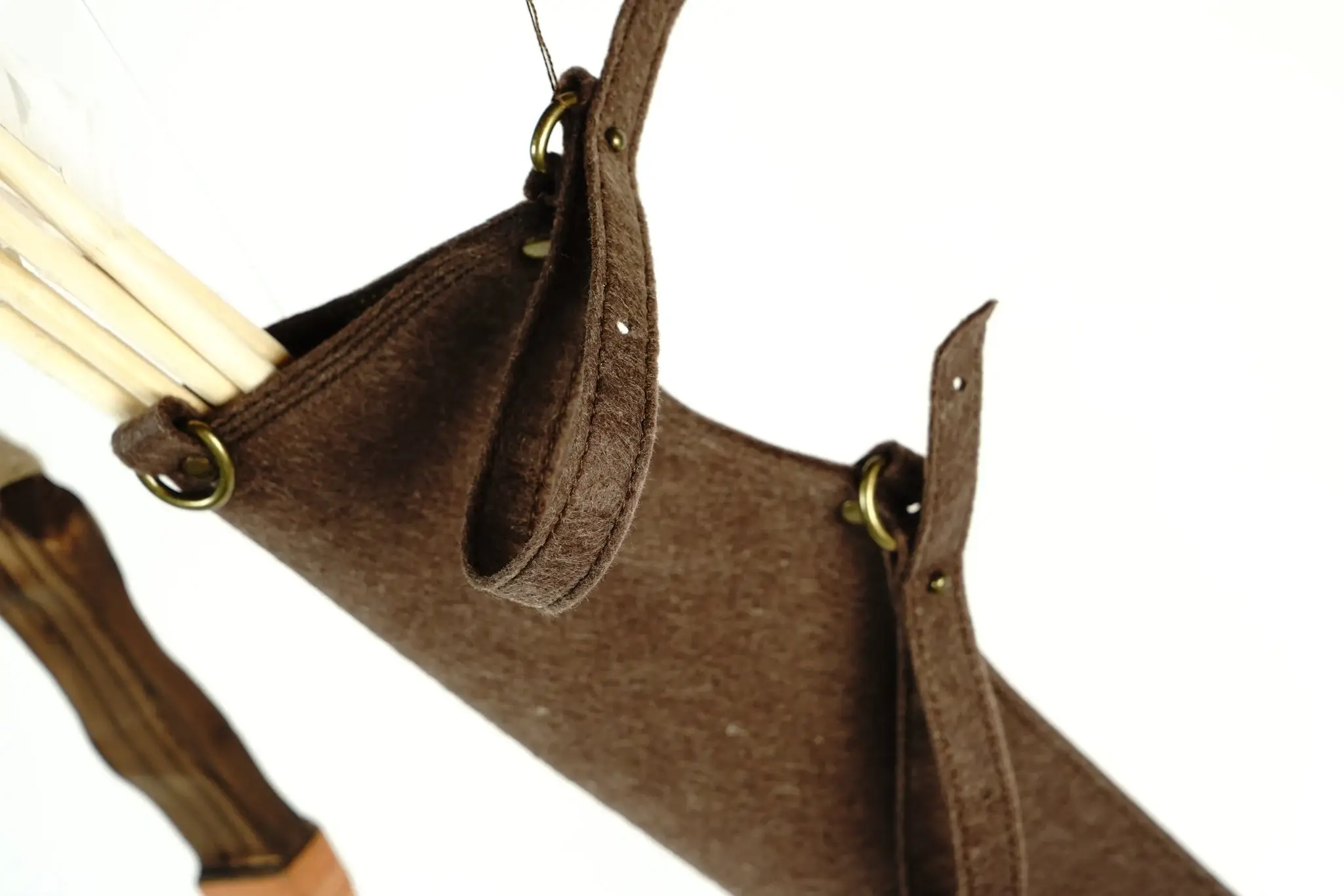 Backwoods Provisions - Wholesale Wood Toy - Kids - Wooden Toy Bow and Arrow Set With Felt Quiver4