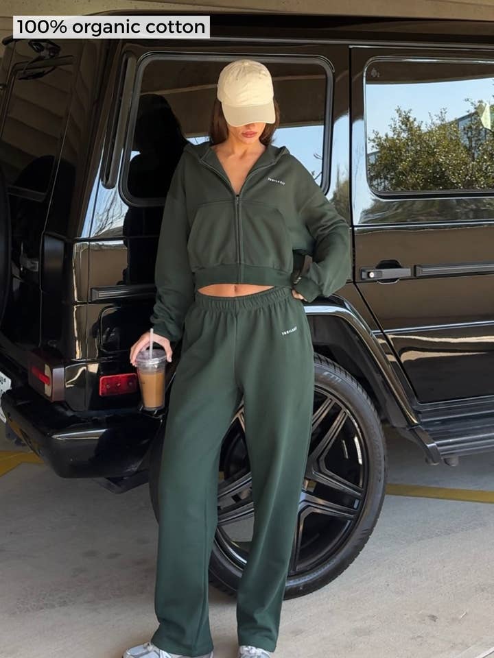 Pantalón Unisex de Pierna Ancha de Algodón Orgánico 100% para venta al por mayor de Jubilee Apparel