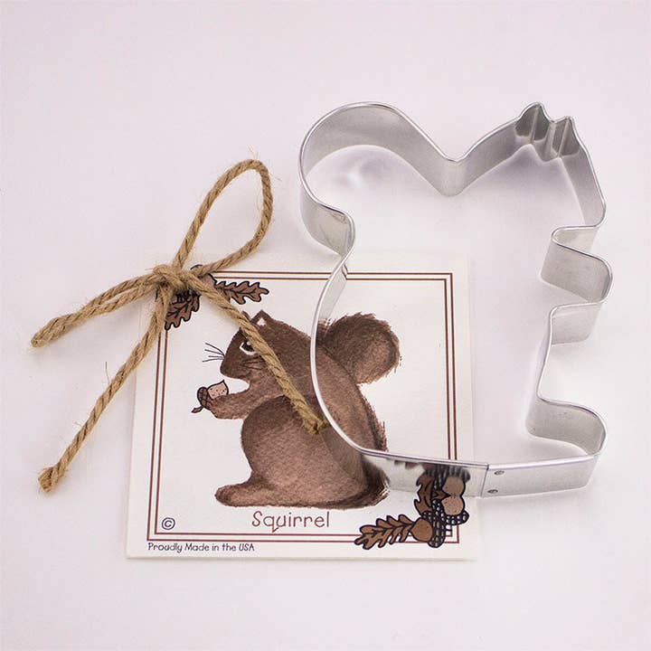 Squirrel Cookie Cutter for wholesale by Ann Clark