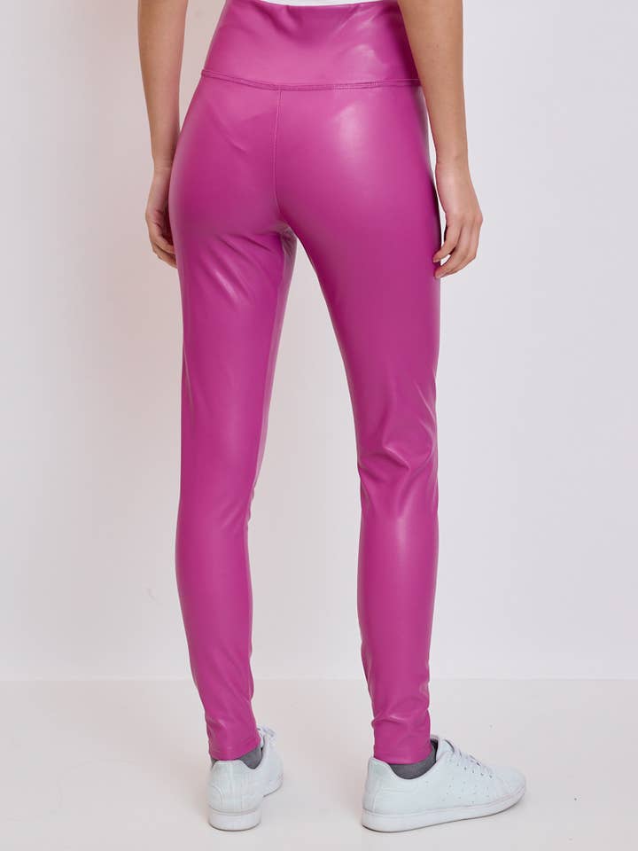 Orice - Wholesale Fashion Leggings - Women's - Slim faux leather leggings - Orice46