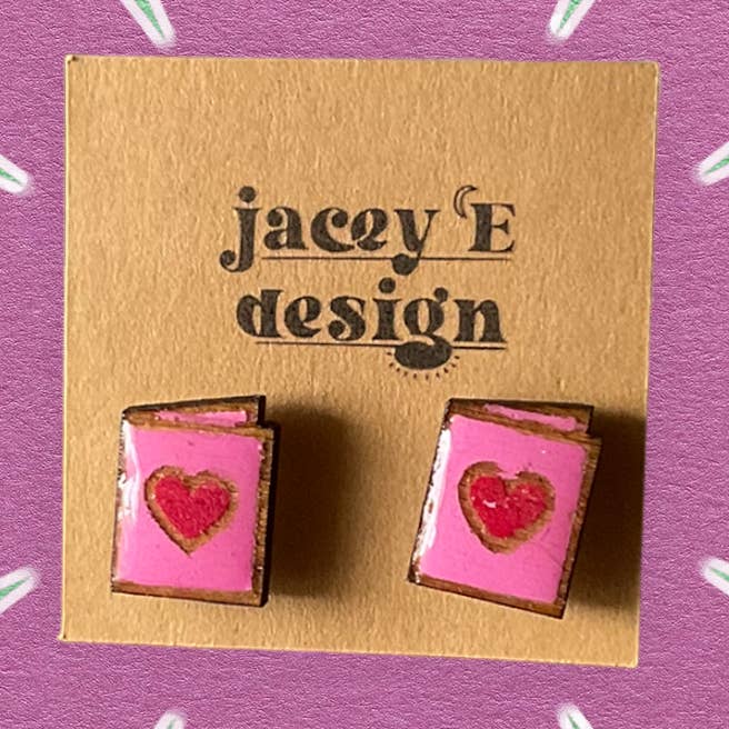 Clous peints délicats roses pour la Saint-Valentin pour la vente par Jacey e Design