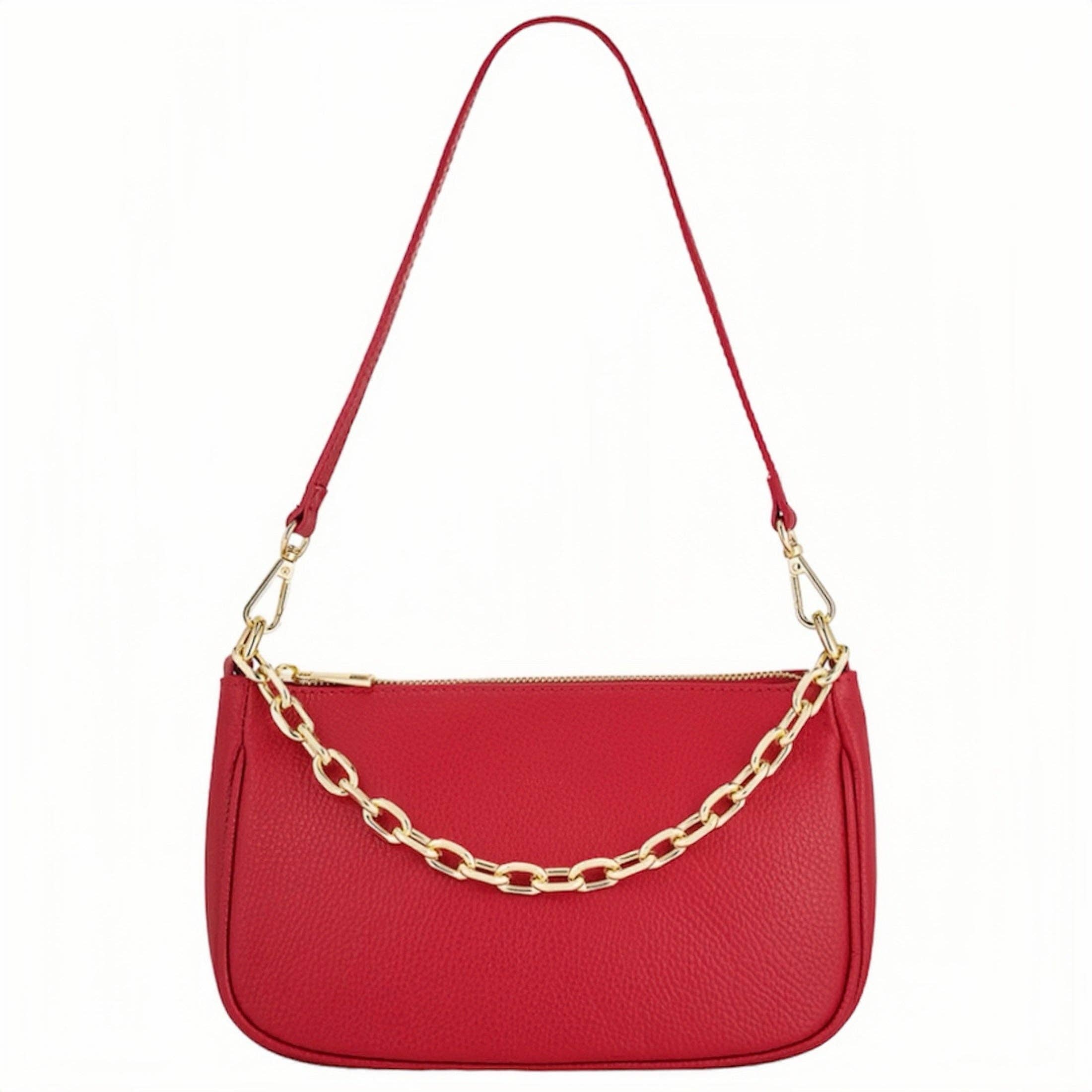 MODARNO – wholesale Shoulder bag – women's – Modarno Genuine Leather Twinset Handbag with Removable Shoulder Strap Made in Italy10