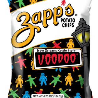Mr. YuYu's Chililicious Candy - Wholesale Chips - Zapp's New Orleans Kettle Style VOODOO 25 count