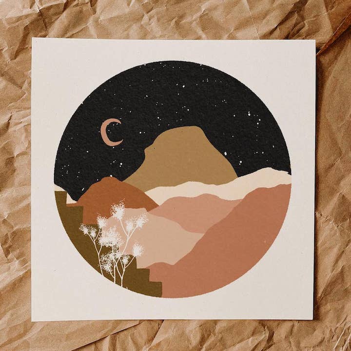 Desert Flower at Night II for wholesale by colorbloKC