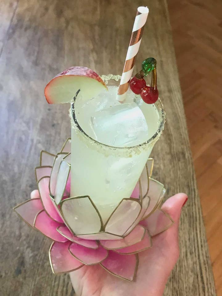 Lotusblüten-Highball-Glas von Shaker & Makers für den Großhandel von Shaker & Makers