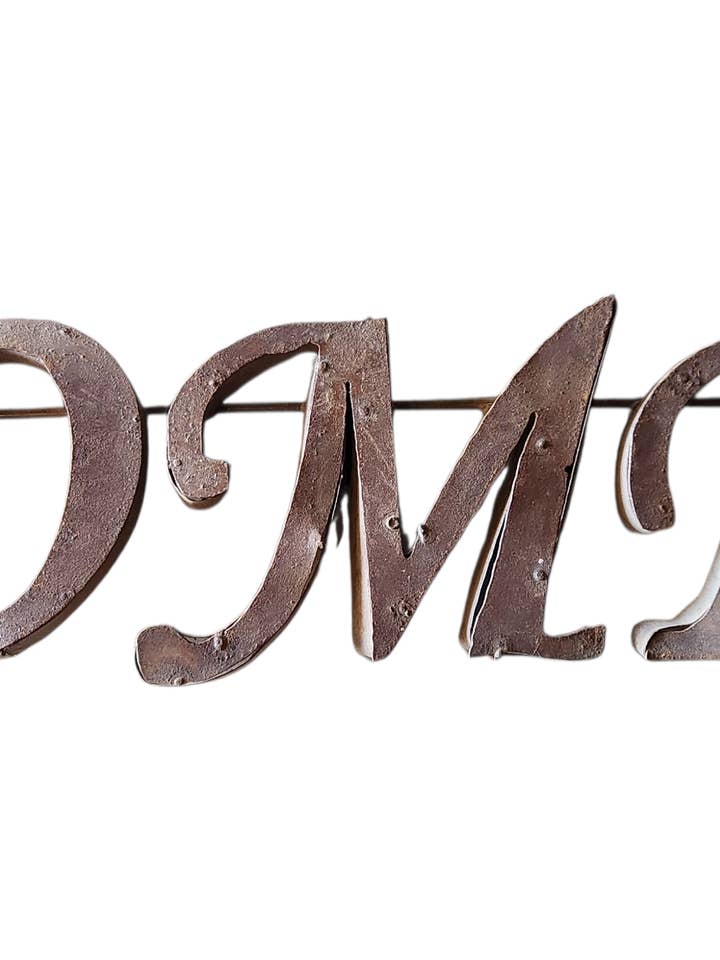 Rustikt hjem metalskilt for engroshandel hos Luises Perez Imports LLC