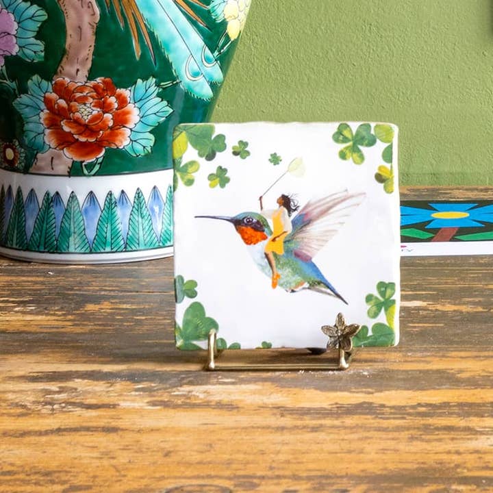 StoryTiles - Wholesale Wall Tile - Lucky bird | StoryTiles art on tile1