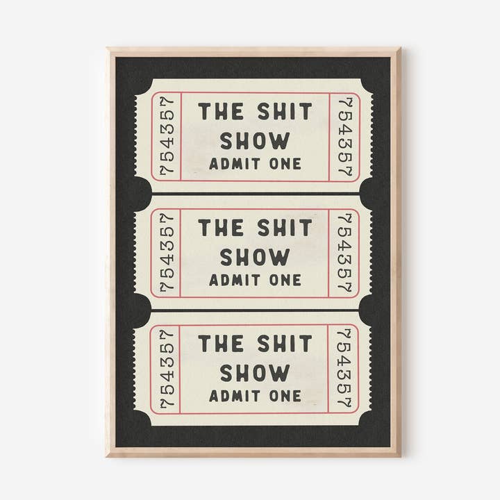 La Stampa del Biglietto dello Spettacolo di Merda per la vendita all'ingrosso da parte di byKHAY