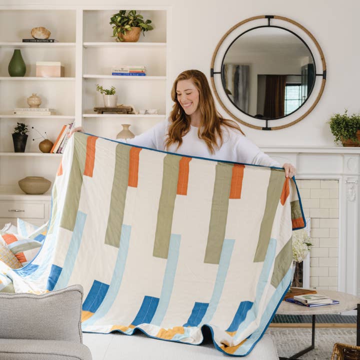 Anchal - Wholesale Throw Blanket - Stamp Quilt Throw0