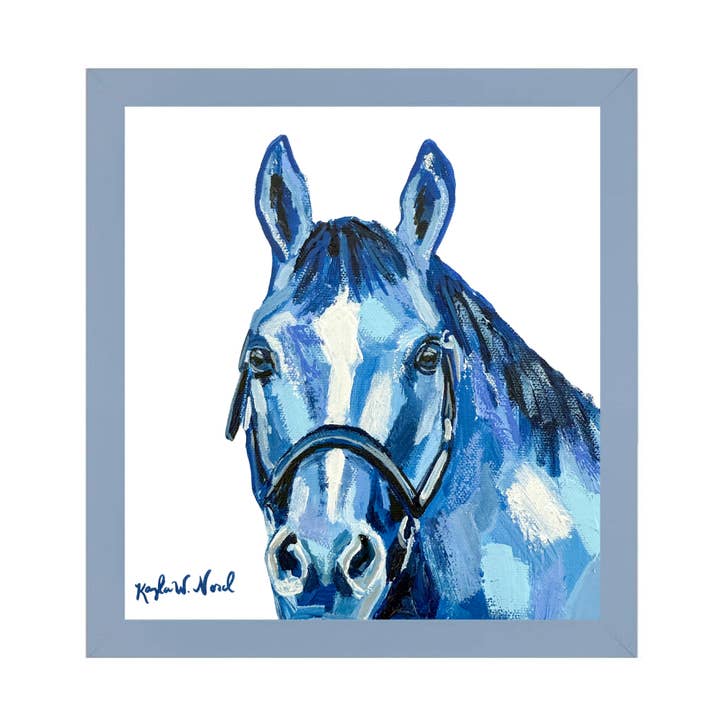 "Midneight Blue" (PRINT) & "Midneight Blue Striped" (PRINT) for wholesale by Kayla Weber Art