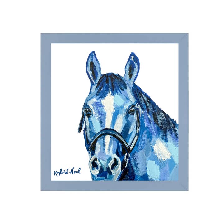 "Midneight Blue" (PRINT) & "Midneight Blue Striped" (PRINT) for wholesale by Kayla Weber Art