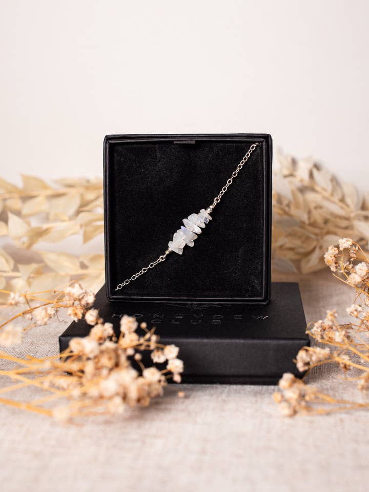 Moonstone Crystals Bracelet for wholesale by Honeydew Club