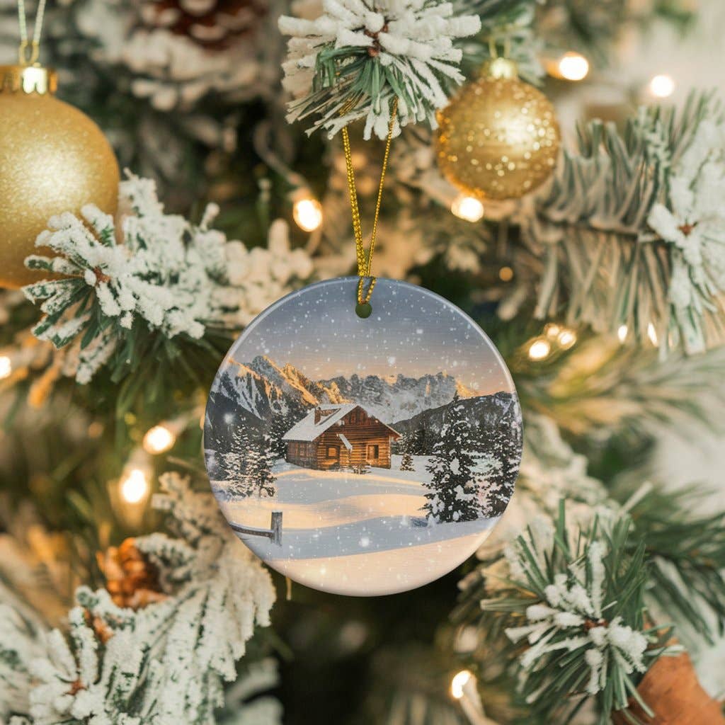 City Souvenirs - Wholesale Ornament - Custom Design Porcelain Ornament Single Sided1