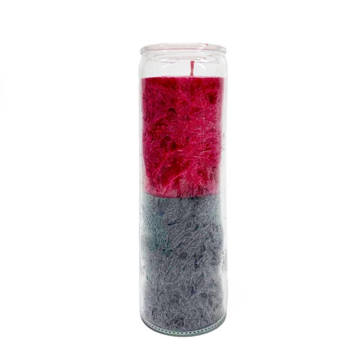 House Of Intuition - Wholesale Novelty Candle - Red & Black "Write-Your-Own-Prayer" Candle - BANISHING / PROTECTION