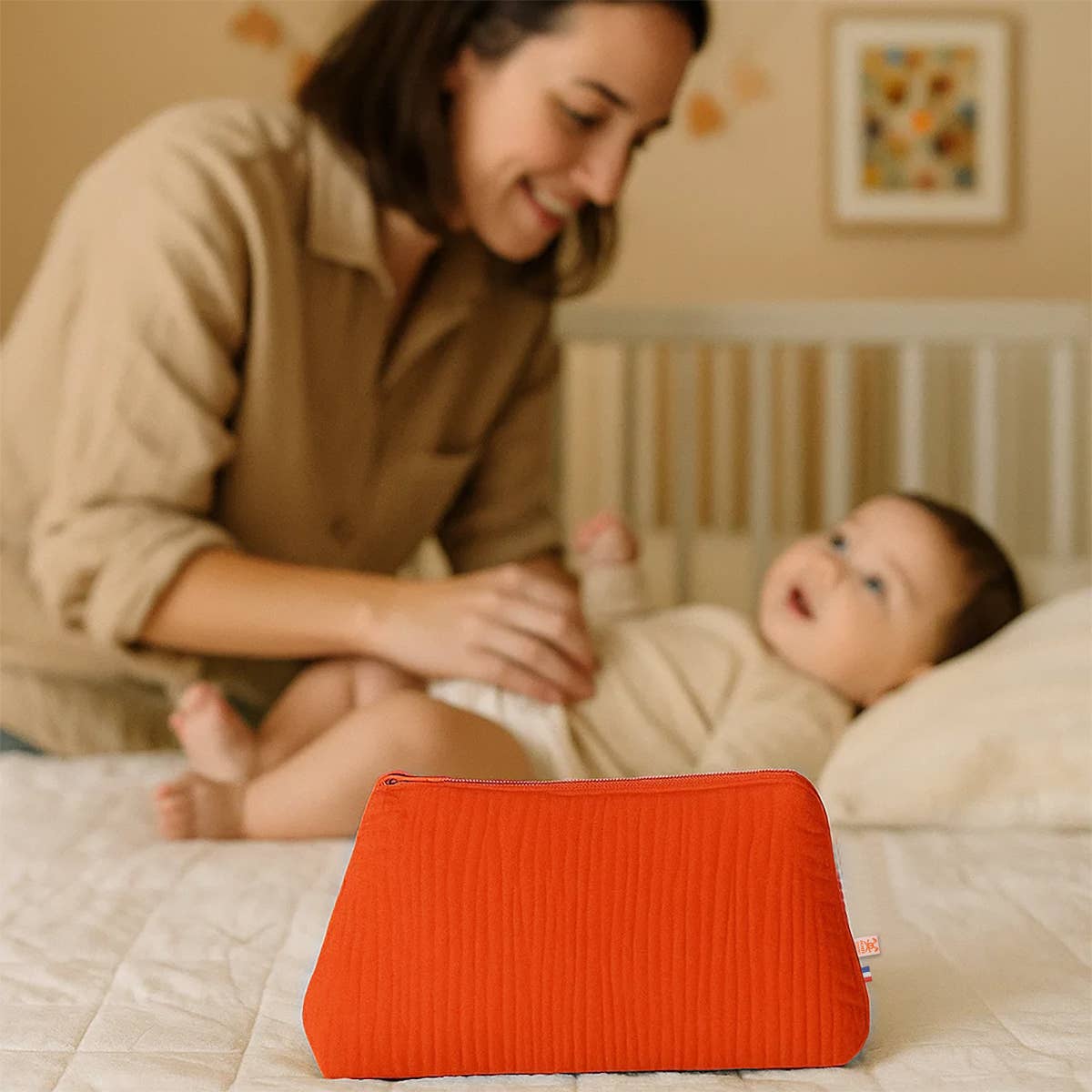 PAPATE - Vendita all'ingrosso Beauty case - Unisex - Borsa da toilette in cotone biologico - Fragola5