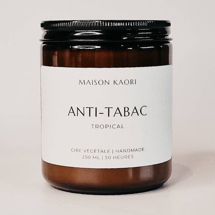 Scented candle - Anti-tobacco - Tropical for wholesale by Maison Kaori