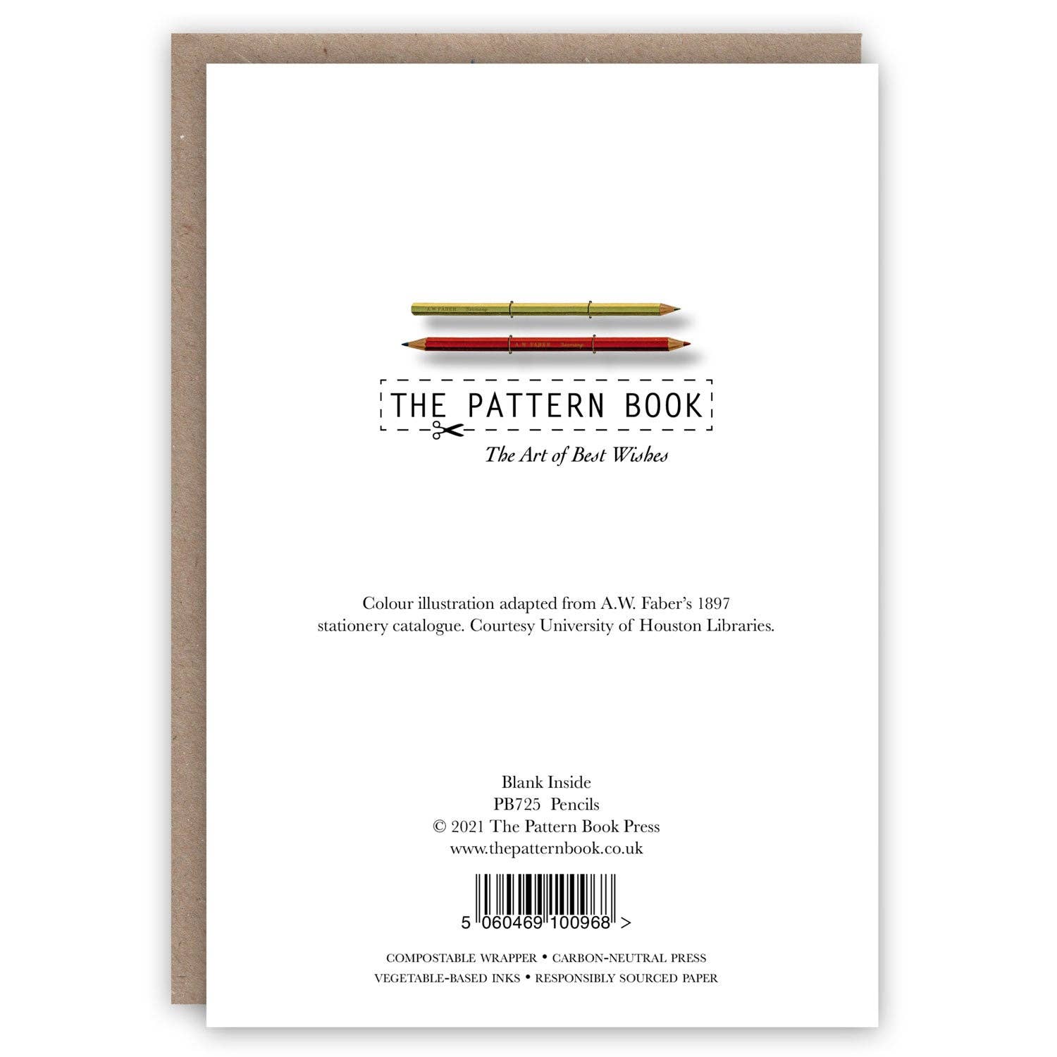 The Pattern Book - Wholesale Everyday Greeting Card - Pencils1