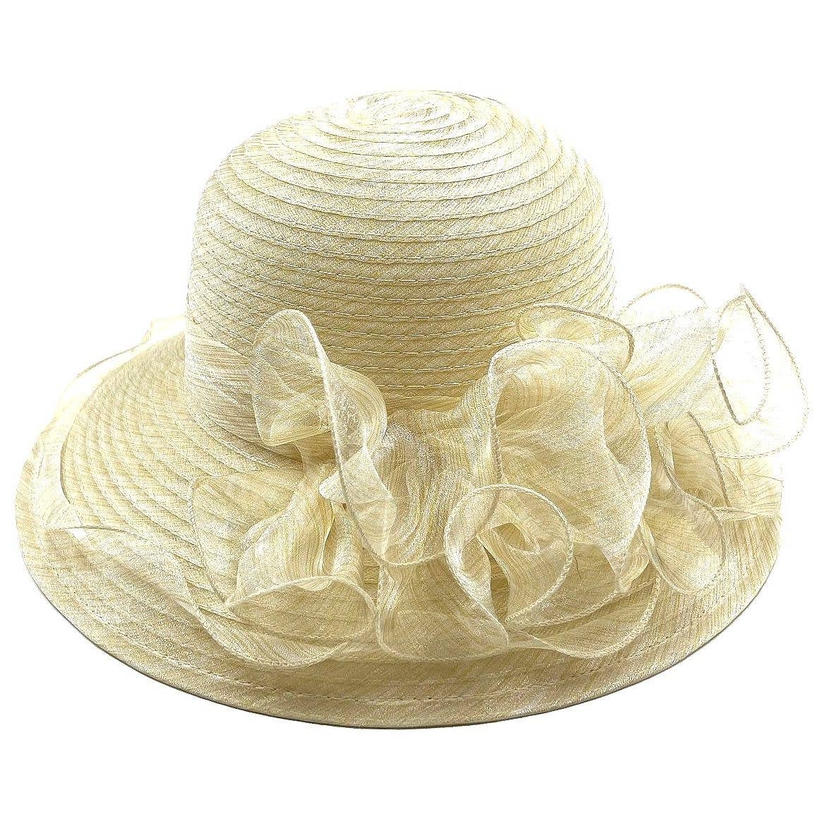 Diacly - Wholesale Fascinator Hat - Women's - Floral Organza Fascinator Millinery Hat3