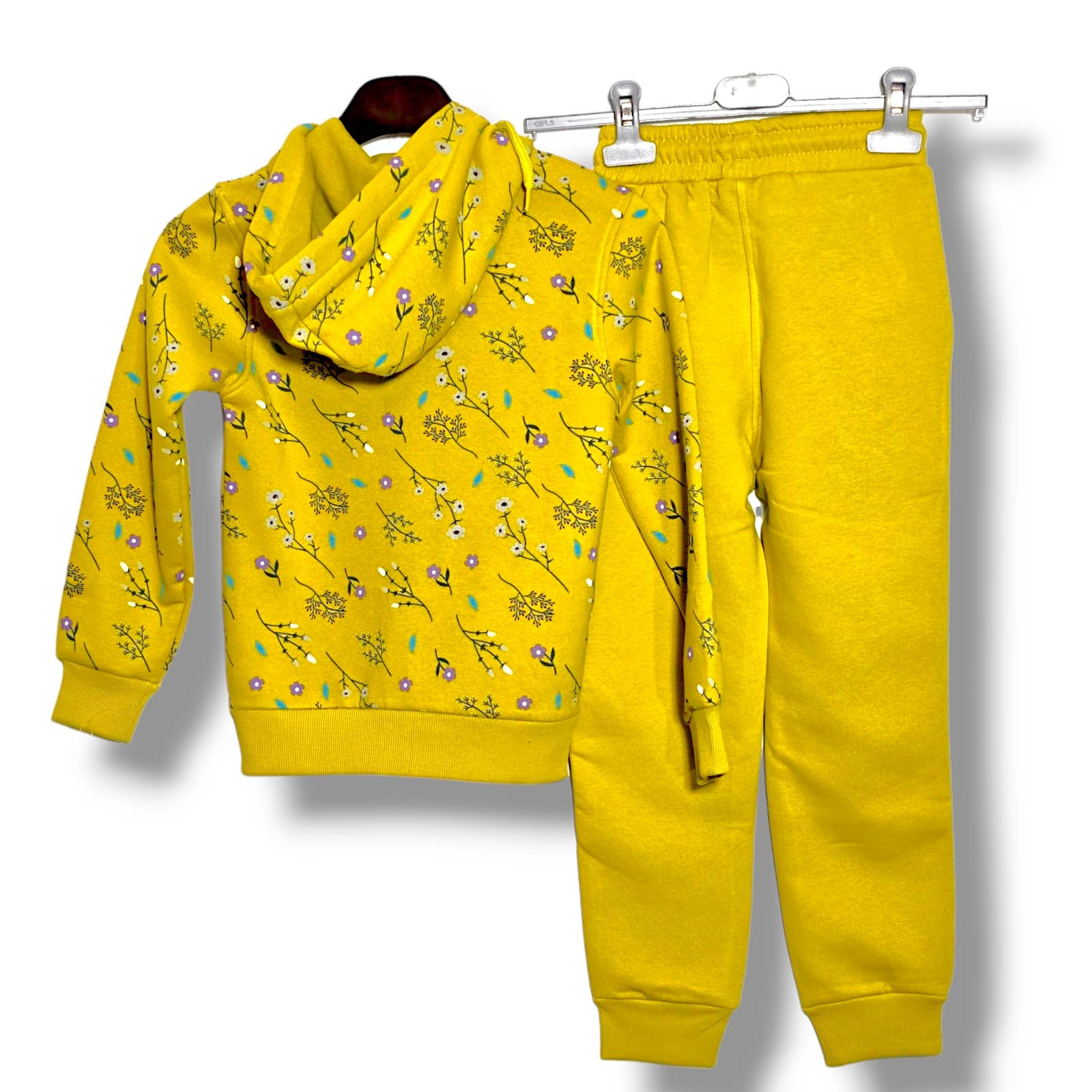 yellows Sunny Safari Kids' Sleepwear - Vibrant Yellow Cozy Set for wholesale on Faire2