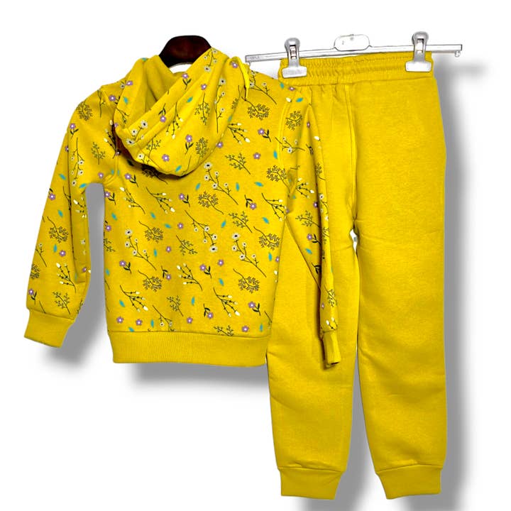 yellows Sunny Safari Kids' Sleepwear - Vibrant Yellow Cozy Set for wholesale on Faire2