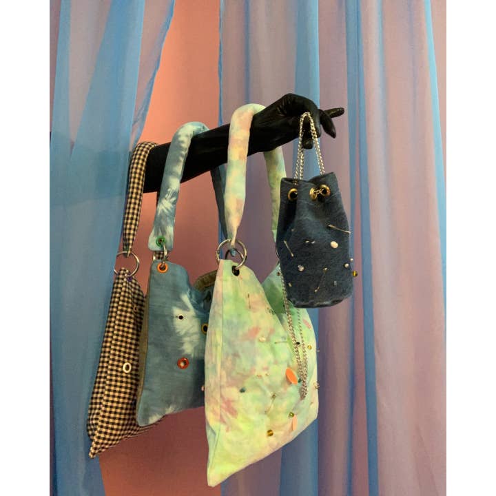 Shop Journal Vintage - Wholesale Crossbody Bag - Women's - Handmade pierced denim pouch bag2