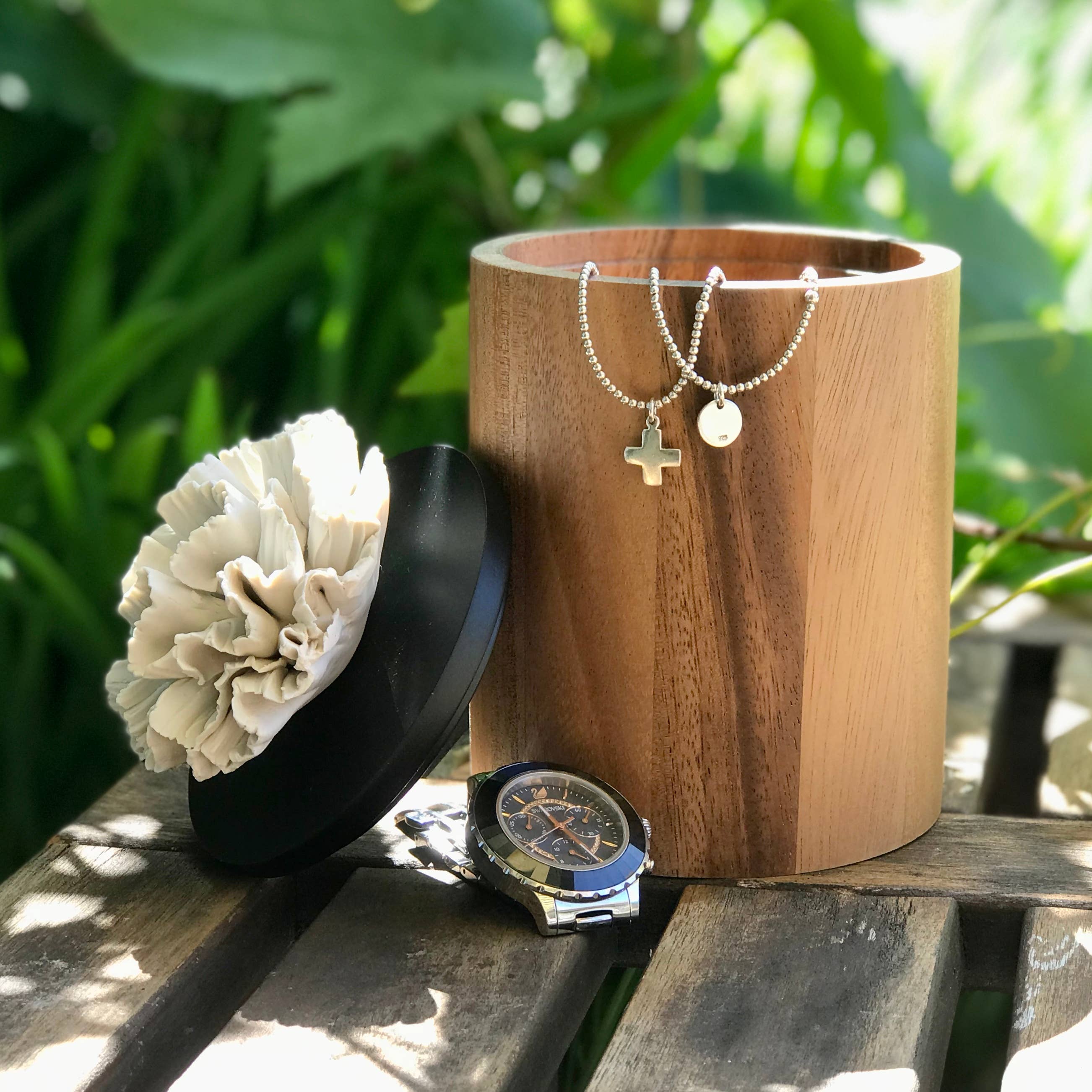 Anoq - Venta al por mayor Cajas decorativas - Caja de madera y porcelana CYLA M6