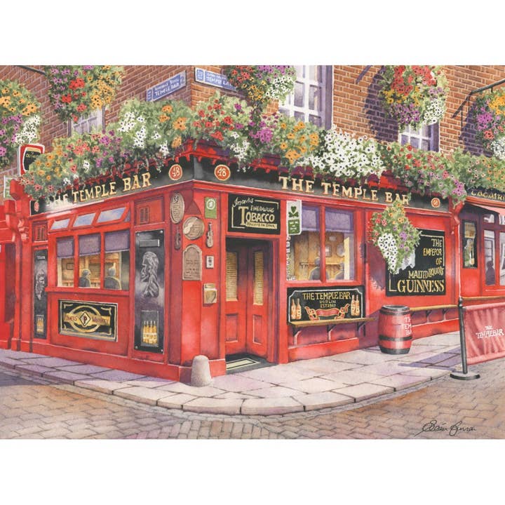 The Temple Bar, Dublin - Kunstdruk voor wholesale door Sean Curran