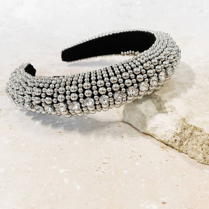 Angels Whisper Accessories – wholesale Fashion headband – women's – Jodie Beaded Embellished Headband