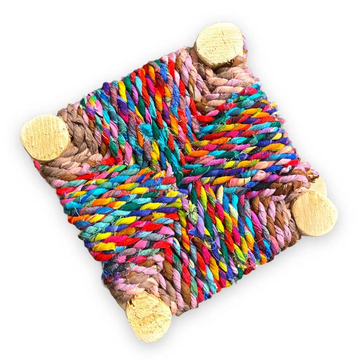 SOUK in the CITY - Wholesale Stool - Boucherouite Stools (set of 2)12