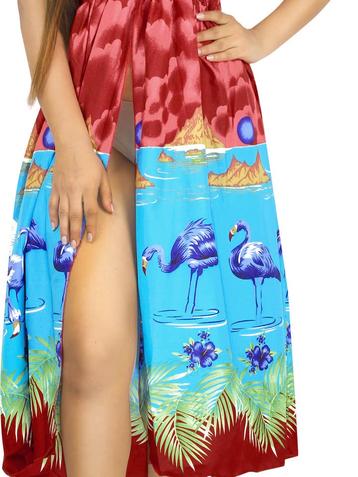 Beachwear Maillot de bain Maillots de bain Robe cache-cou pour femme pour la vente par LA LEELA \ HAPPY BAY