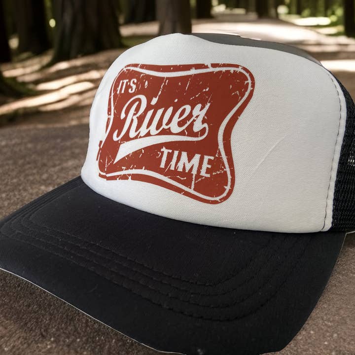 Unisex Printed Mesh Trucker Hat for Durability by River Hats for wholesale by STRONG N FREE CDN